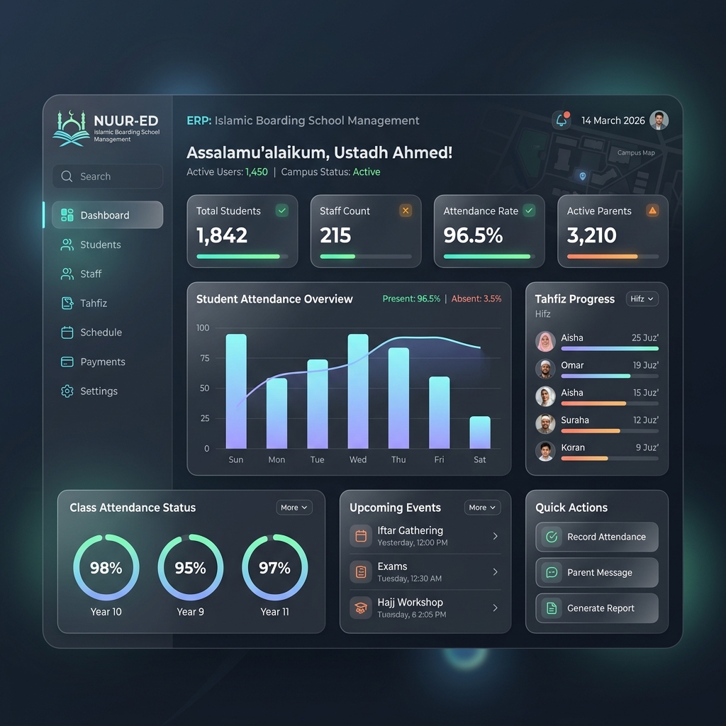 NMW One Enterprise Dashboard Mockup